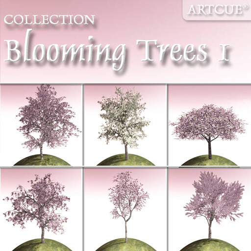 dxf tree flowers - flowering trees 1 by artcue
